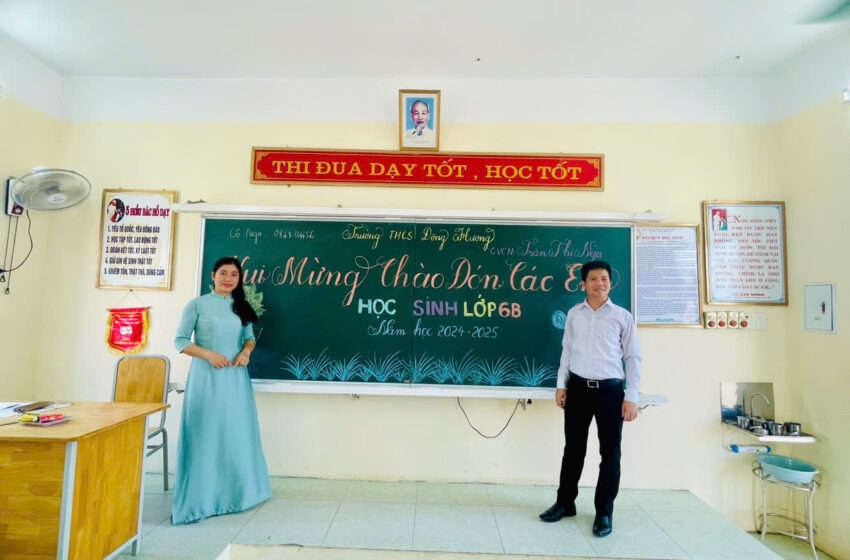 Trường THCS Đông Hương hân hoan chào đón các em học sinh lớp 6 tựu trường!